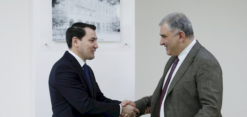 Meeting of Ambassador of Turkmenistan with Minister of Health and Social Affairs of Georgia